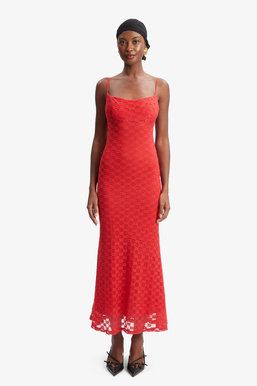 Adoni Mesh Midi Dress