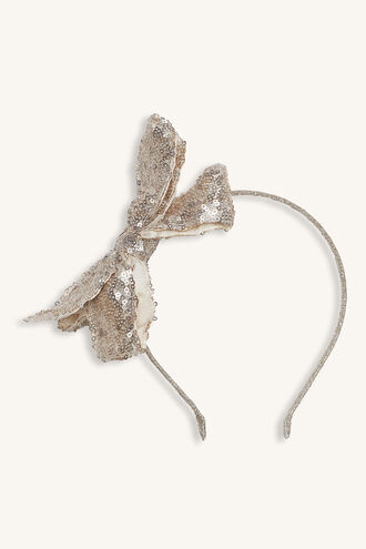 SEQUIN HEADBAND in colour GOLD EARTH