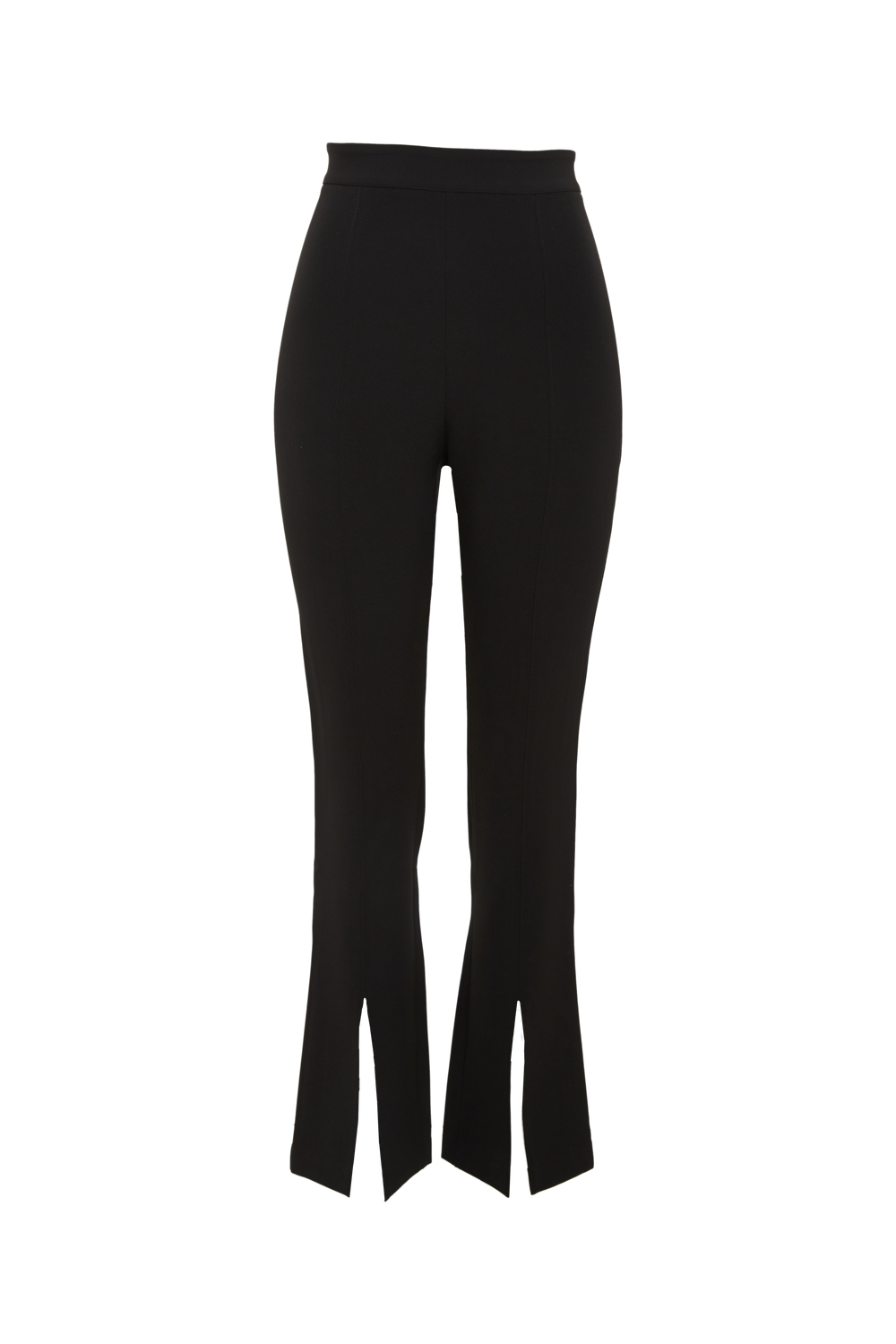 KICKFLARE SPLIT PANT in colour CAVIAR