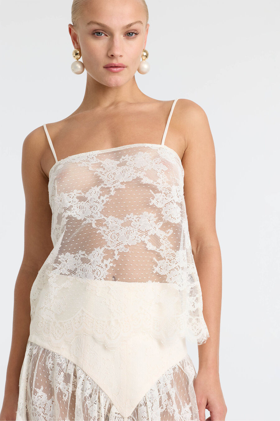 Hildie High Waisted Midi Skirt