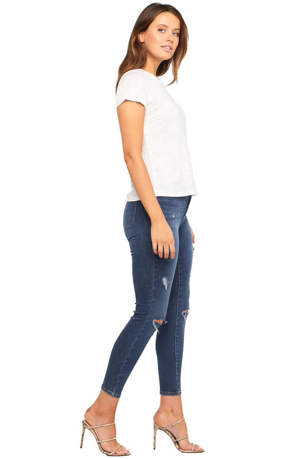 BRIANA TEE in colour BRIGHT WHITE