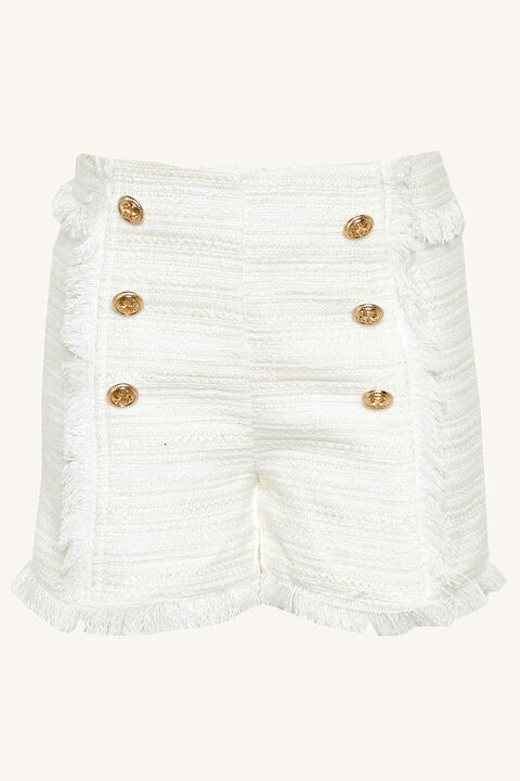 MARIS BOUCLE SHORT in colour BRIGHT WHITE