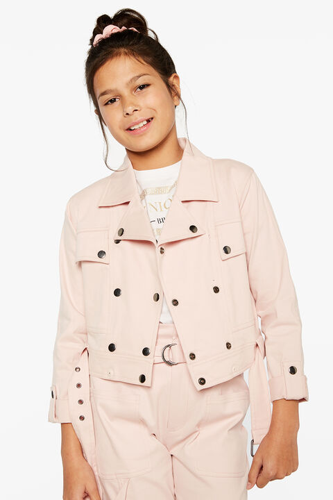 BATES UTILITY JACKET in colour CAMEO PINK