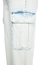 SUPER BLEACH CARGO JEAN in colour PLEIN AIR