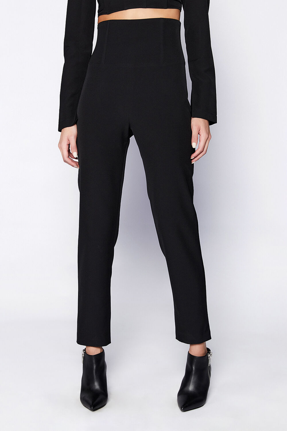 KENDALL CORSET PANT in colour CAVIAR
