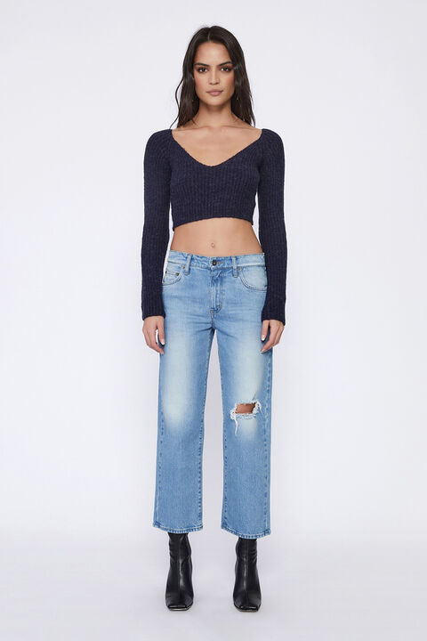 MARGOT STRAIGHT LEG JEAN in colour CITADEL
