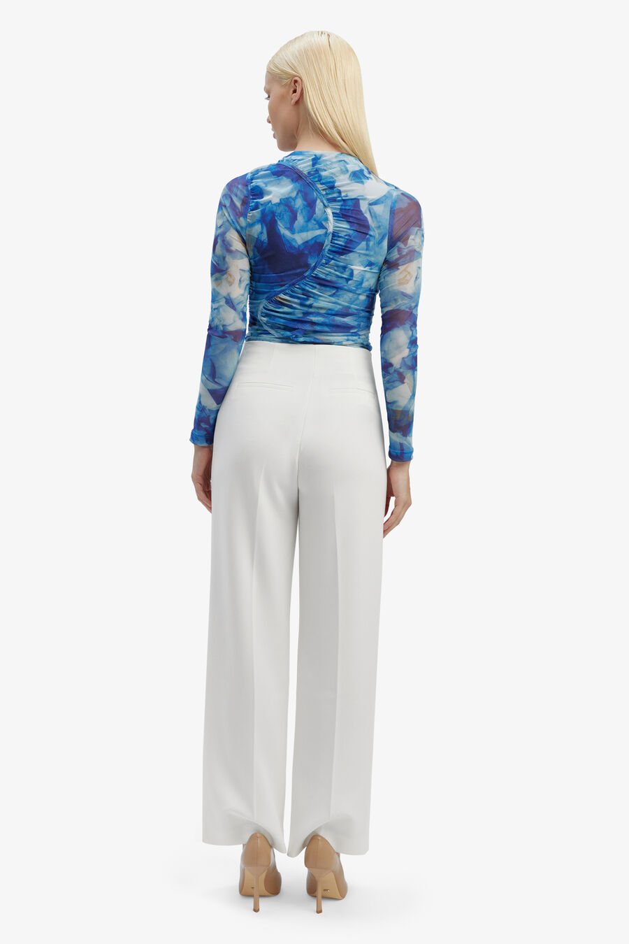 Anna Mid Waist Tailored Pant