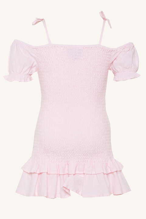 GWEN MINI DRESS in colour BLUSHING BRIDE
