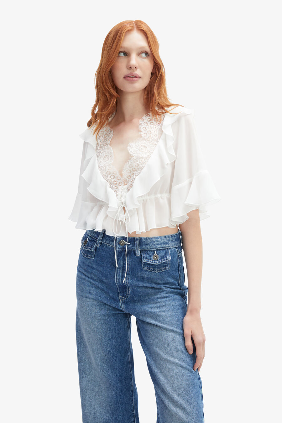 Louelle Lace Top