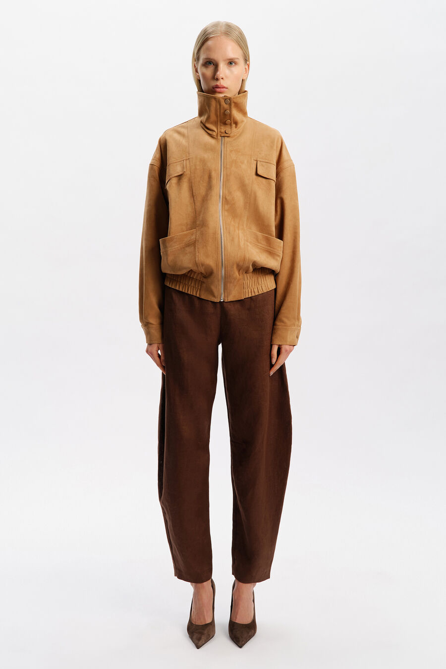 Regina Faux Suede Jacket