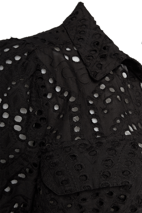 SAMIRA TOP in colour CAVIAR