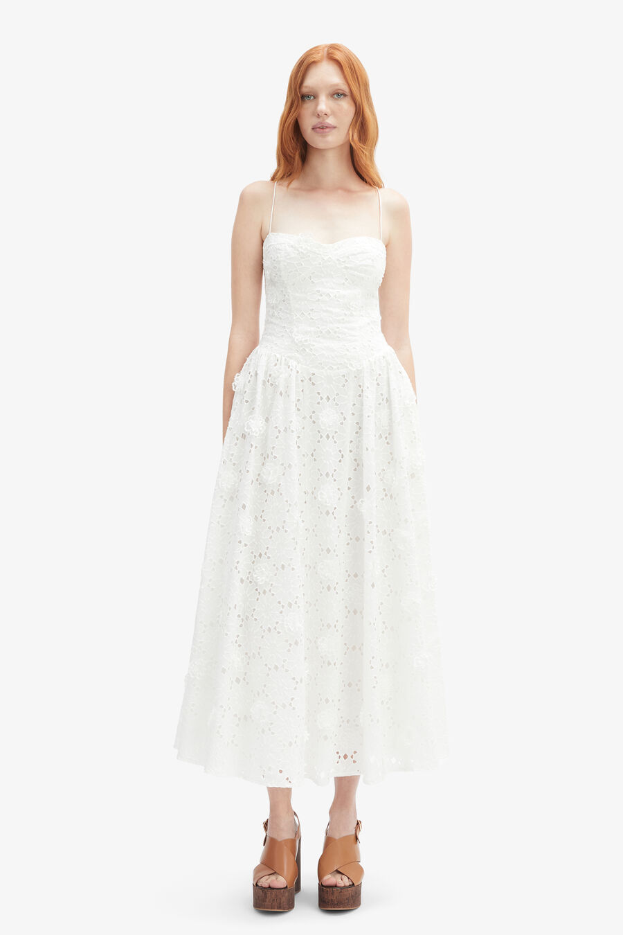 Estie Broderie Maxi Dress