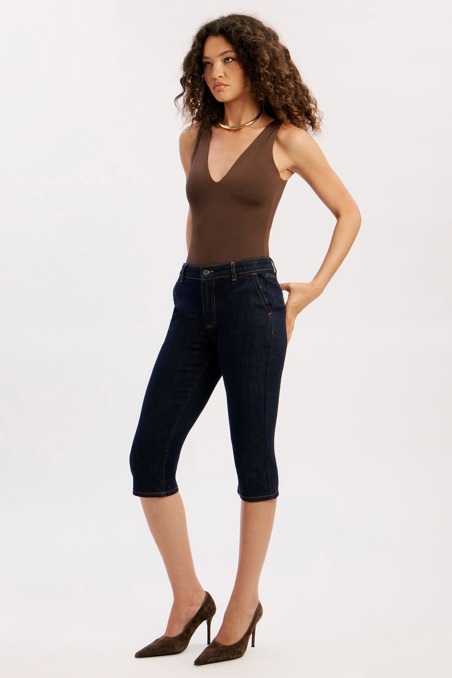 Bruna Pedal Pusher Jean