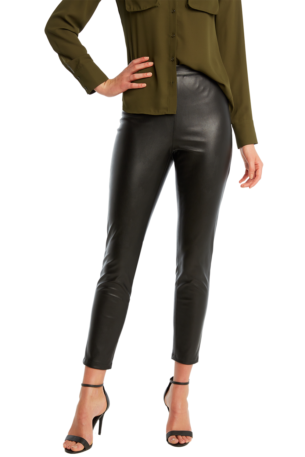 pu skinny jeans