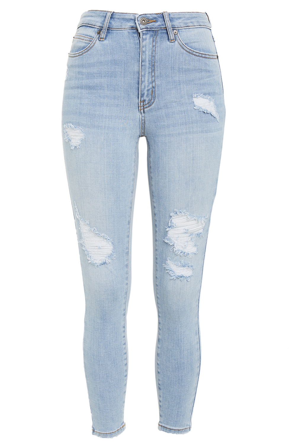 KHLOE HI CROP JEAN in colour CITADEL