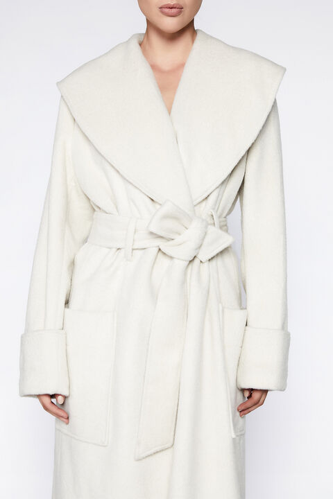 CEDRIC COAT in colour CLOUD DANCER