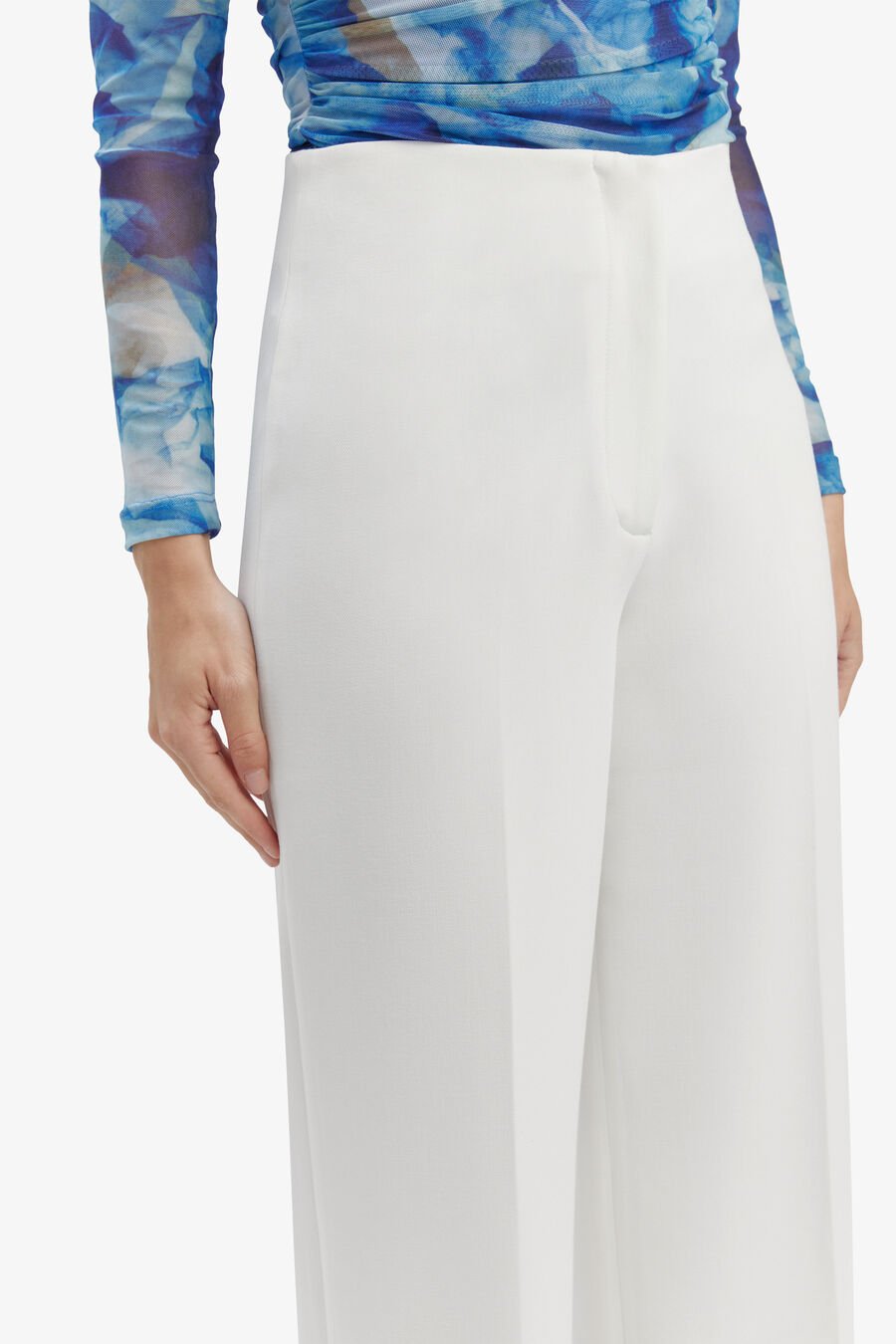 Anna Mid Waist Tailored Pant