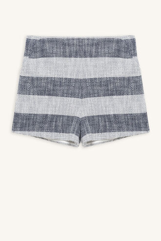 LEAH TEXTURED SHORT in colour ALMOND OIL