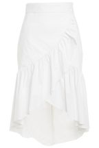 MIDI WRAP SKIRT in colour CLOUD DANCER