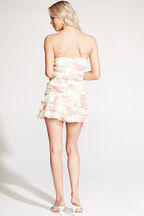 REMI FLORAL DRESS in colour MARSHMALLOW