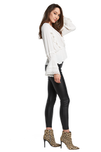 AMANDA TRIM BLOUSE in colour CLOUD DANCER