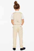 MILES LINEN VEST in colour MOONLIGHT