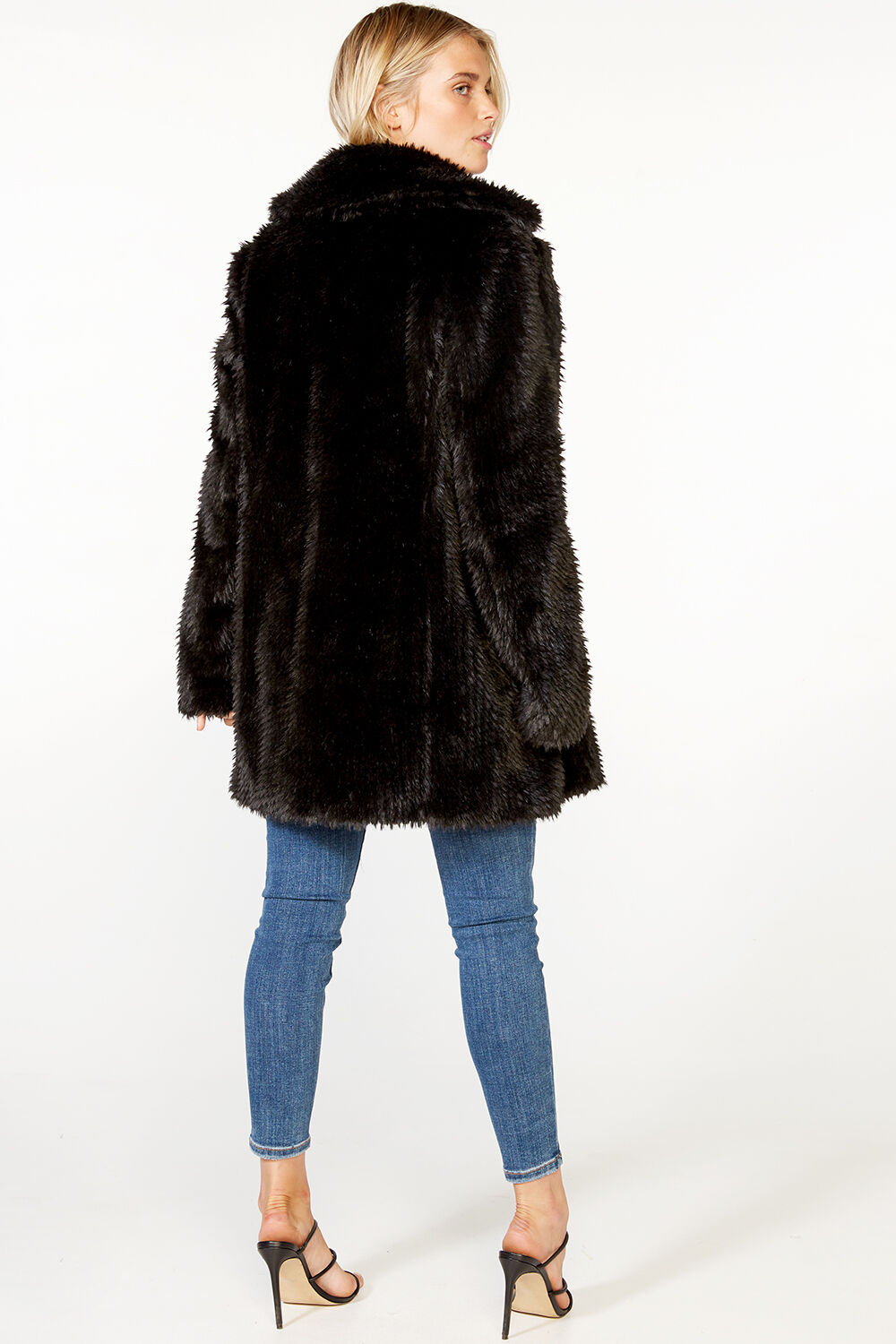 Midi fur coat clearance