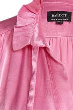 RACHELLE FRILL DRESS in colour SEA PINK