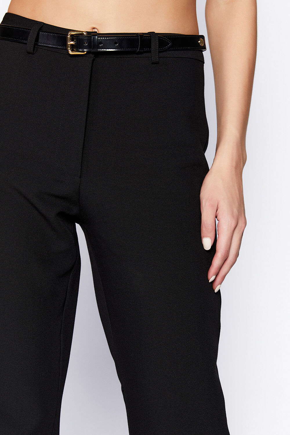 AUSTYN PANT IN BLACK in colour CAVIAR