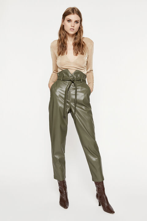ESTHER KNIT TOP in colour GOLD EARTH