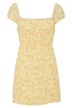 ELISA MINI DRESS in colour VIBRANT YELLOW