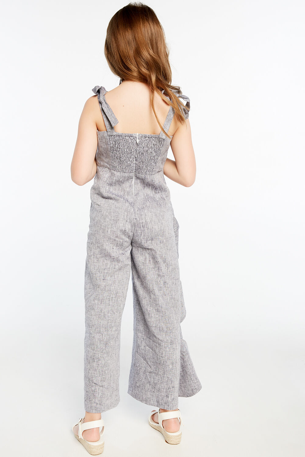 Evah Ruffle Jumpsuit Junior Girls 27 Playsuits & Jumpsuits Bardot