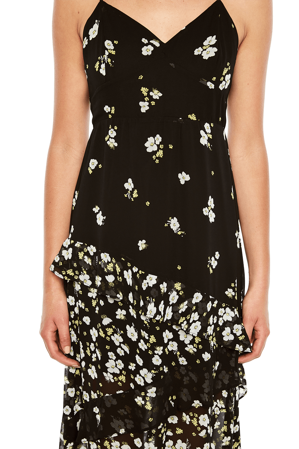 bardot ditsy floral dress