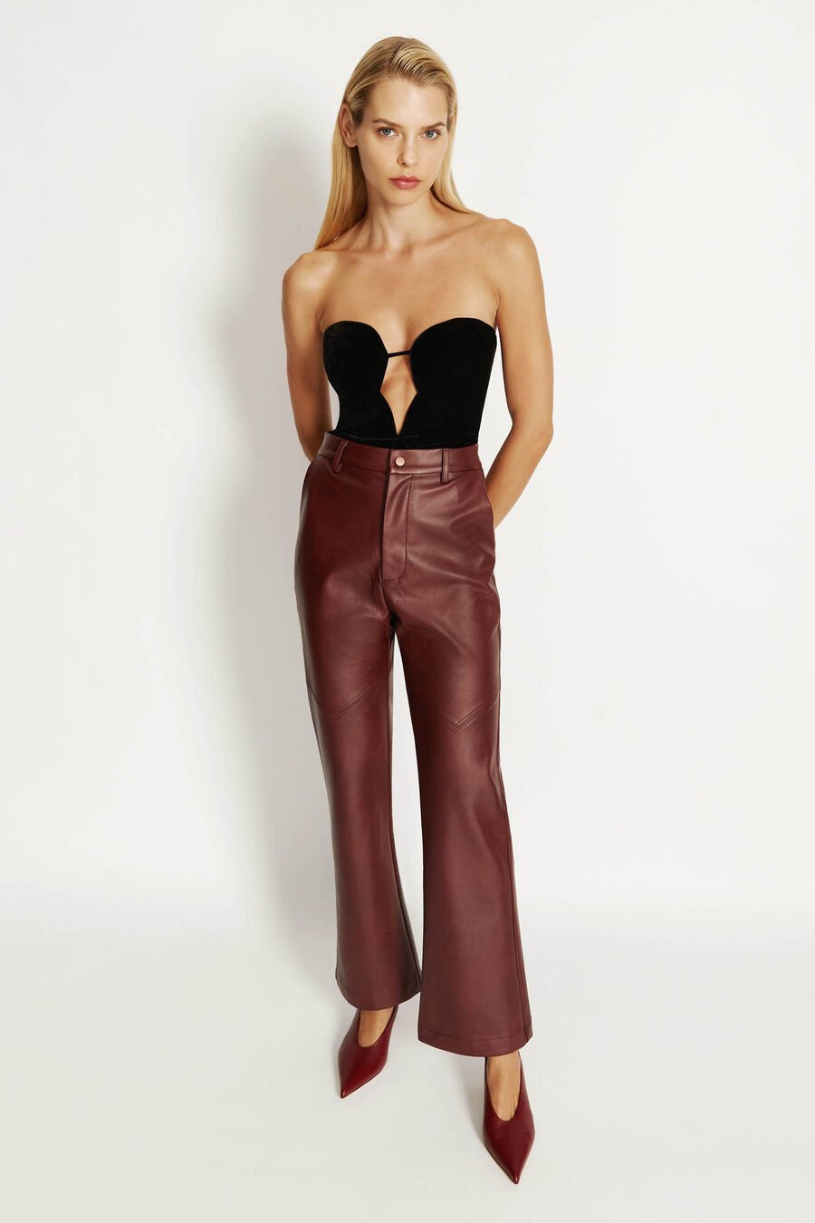 ELENI VELOUR BODYSUIT