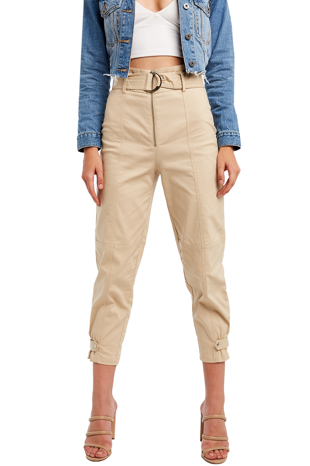 belt pants for ladies