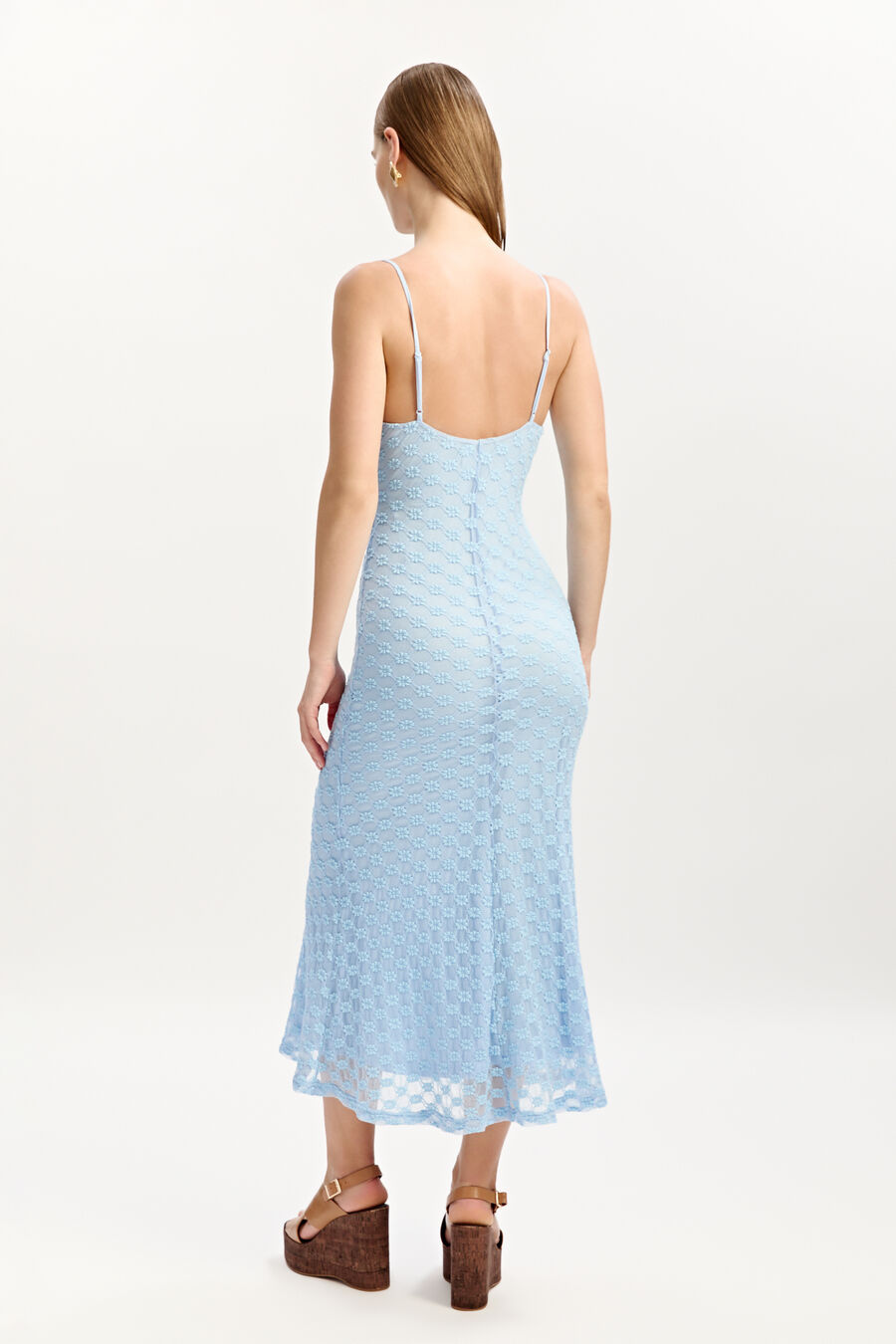 Adoni Mesh Midi Dress