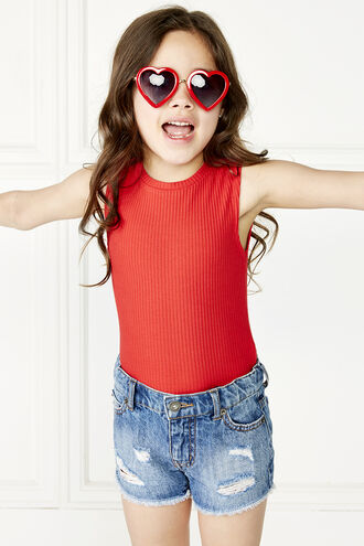 JORDAN BODYSUIT in colour HIGH RISK RED