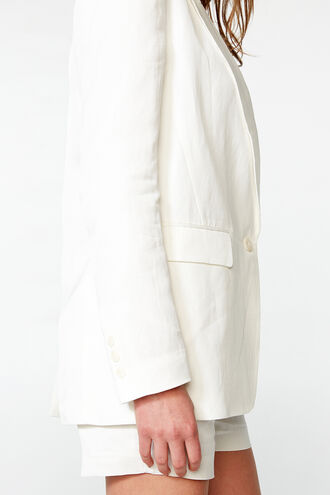 RELAXED BLAZER in colour CLOUD DANCER