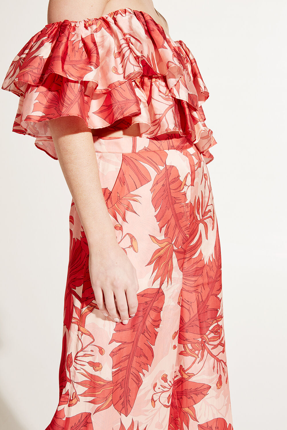 AURORA TOP in colour MINERAL RED