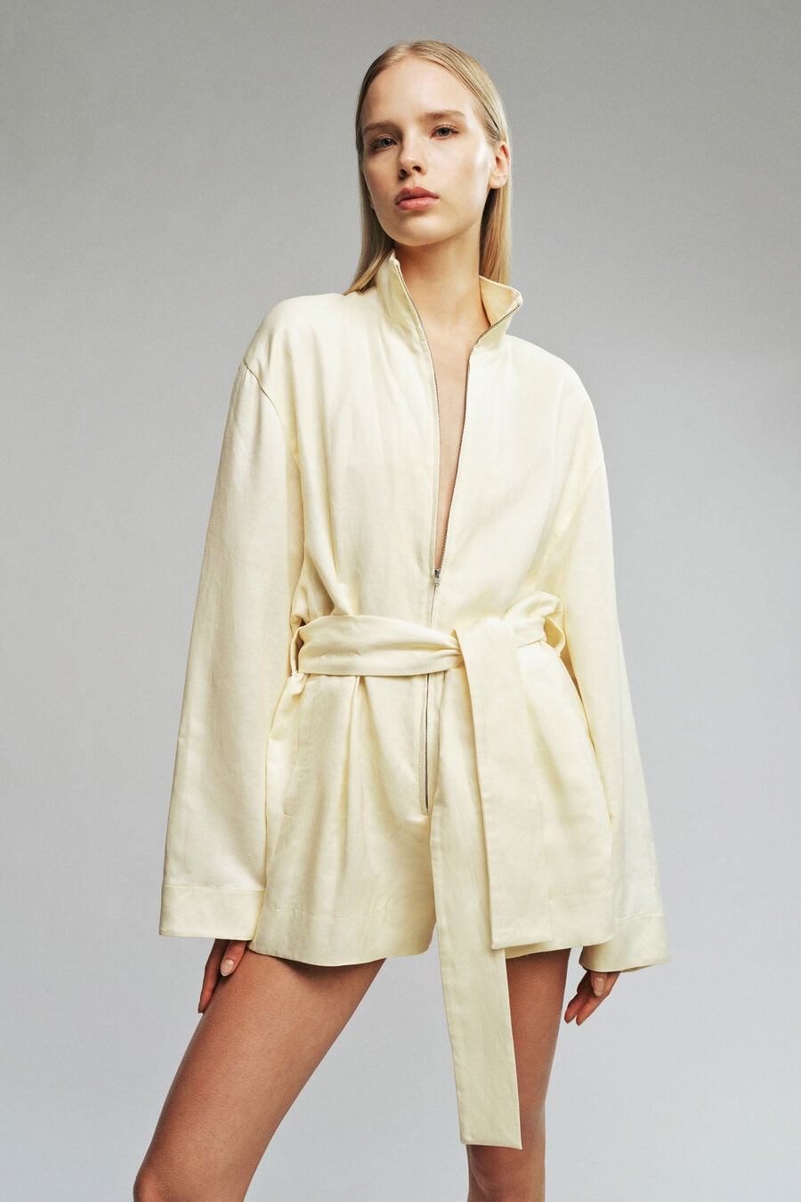 Aeress Linen Blend Playsuit
