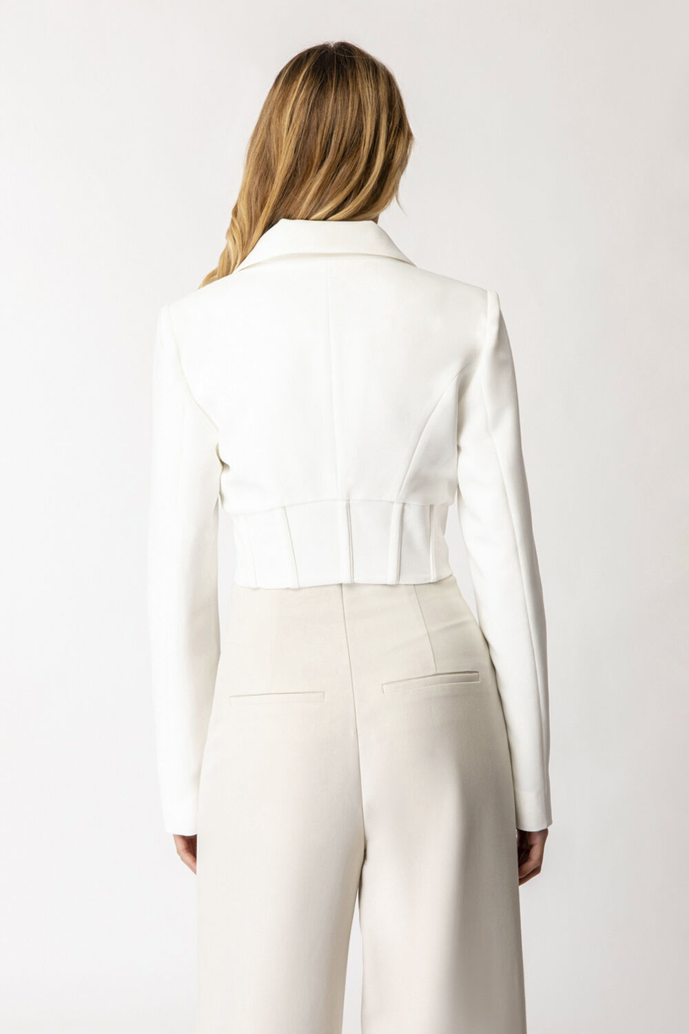 MARCELLA CORSET BLAZER in colour BRIGHT WHITE
