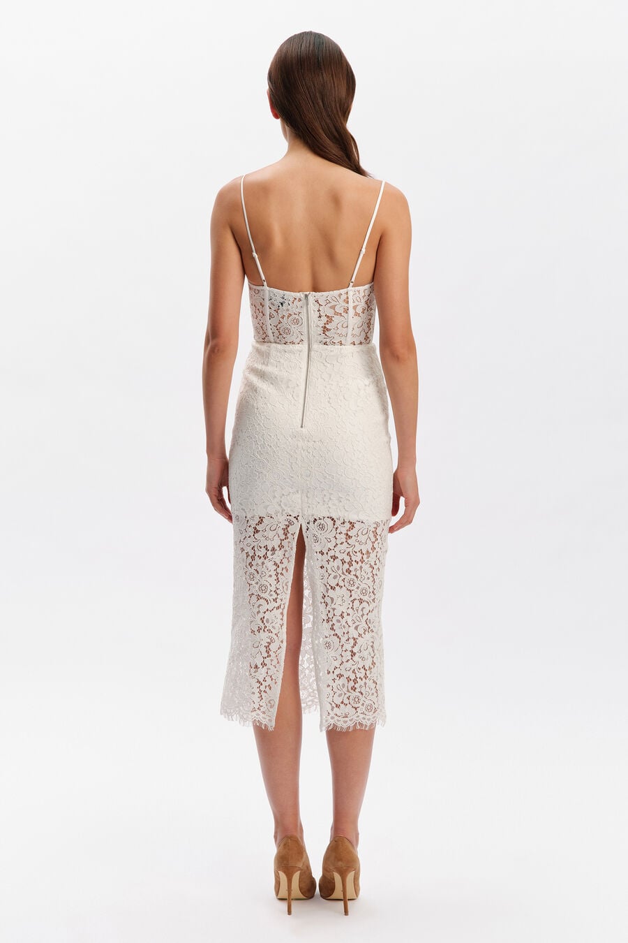 Olina Corset Midi Dress