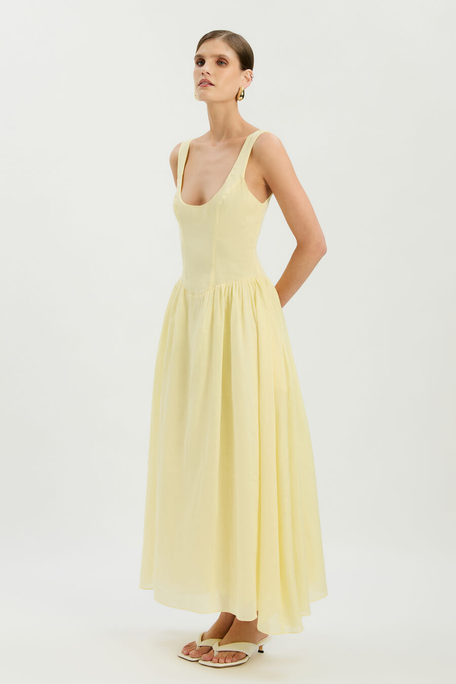 Lawrence Scoop Neck Maxi Dress