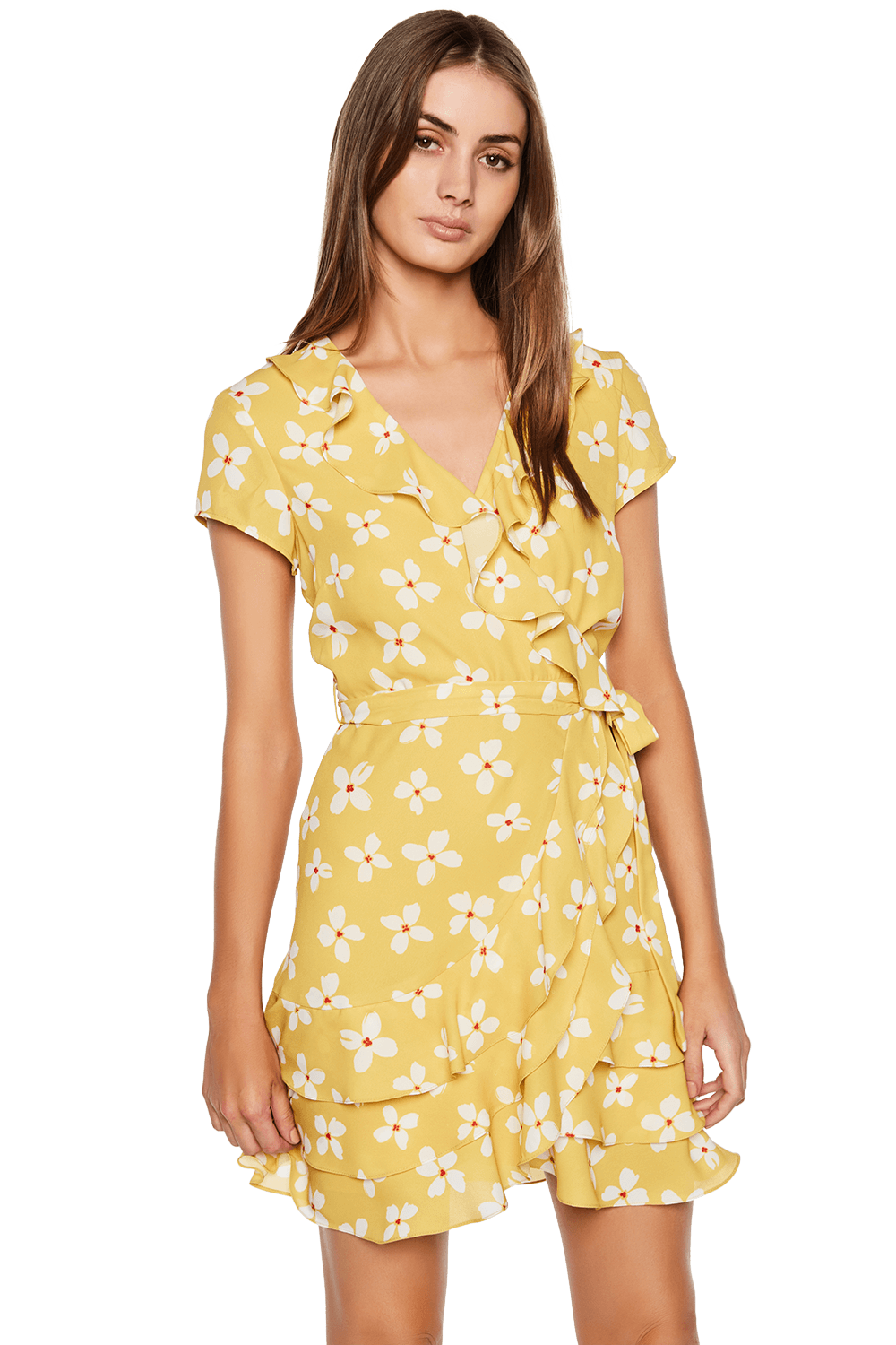 yellow daisy dress