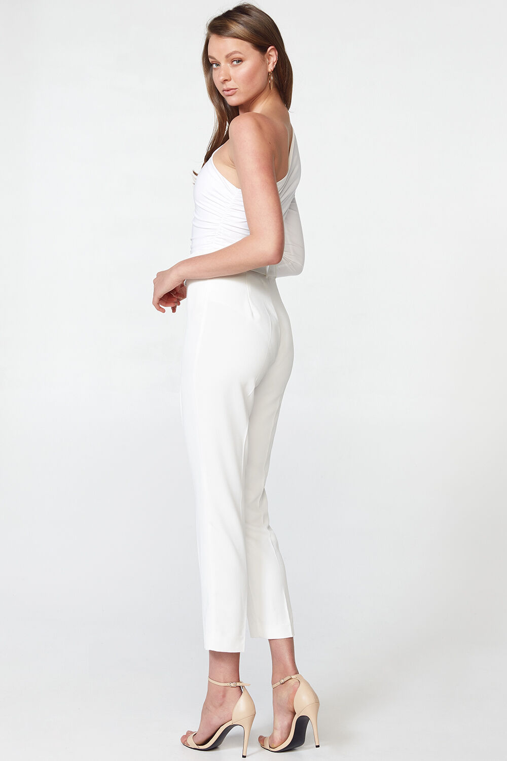 THERESE BUCKLE PANT in colour CLOUD DANCER