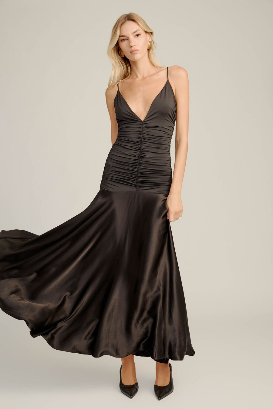 Lavanda Contrast Maxi Dress