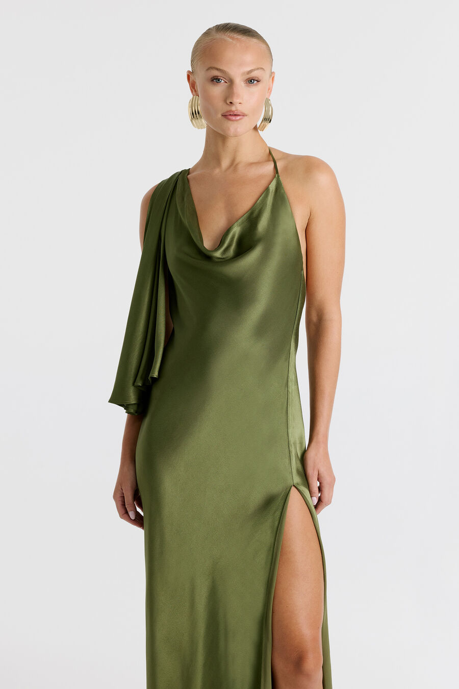 Anastasia Satin Maxi Dress