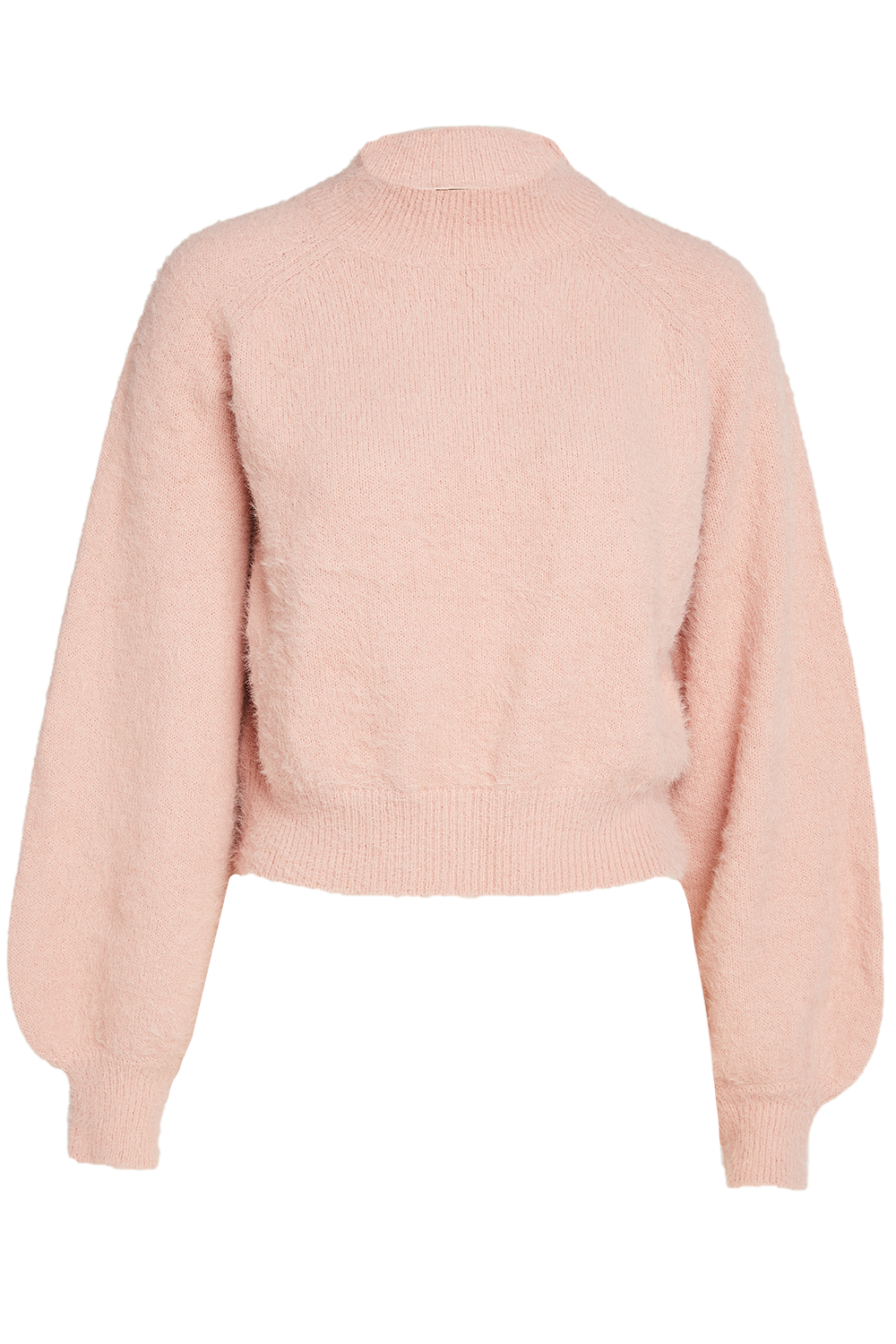 BELL SLEEVE FLUFFY KNIT in colour PINK LADY