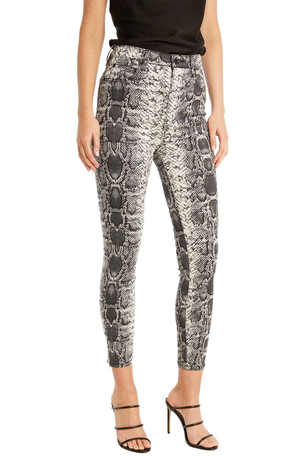 KHLOE SNAKE JEAN in colour BRIGHT WHITE