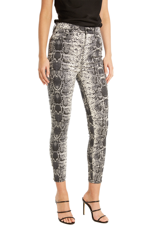 KHLOE SNAKE JEAN in colour BRIGHT WHITE